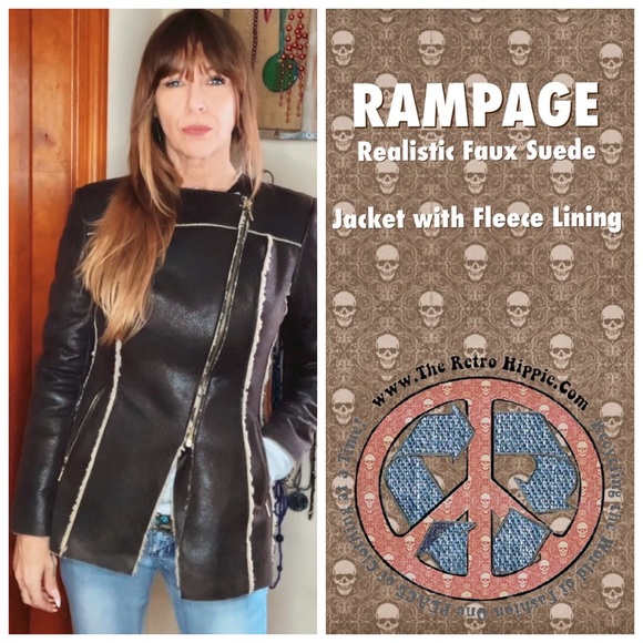 Rampage Faux Leather Jacket - Picture 4 of 13